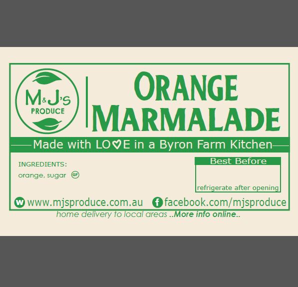 Orange-Marmalde-Label